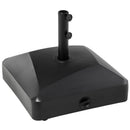 Outsunny Garden Umbrella Base 43kg Water Or 60kg Sand Filled With Wheels