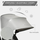 Baby Tricycle 4in1 Stroller with Handle - Grey