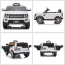 Kids Electric Ride on Car Landrover Discovery 12v - White