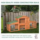 Pawhut Fir Wood Rabbit Hutch