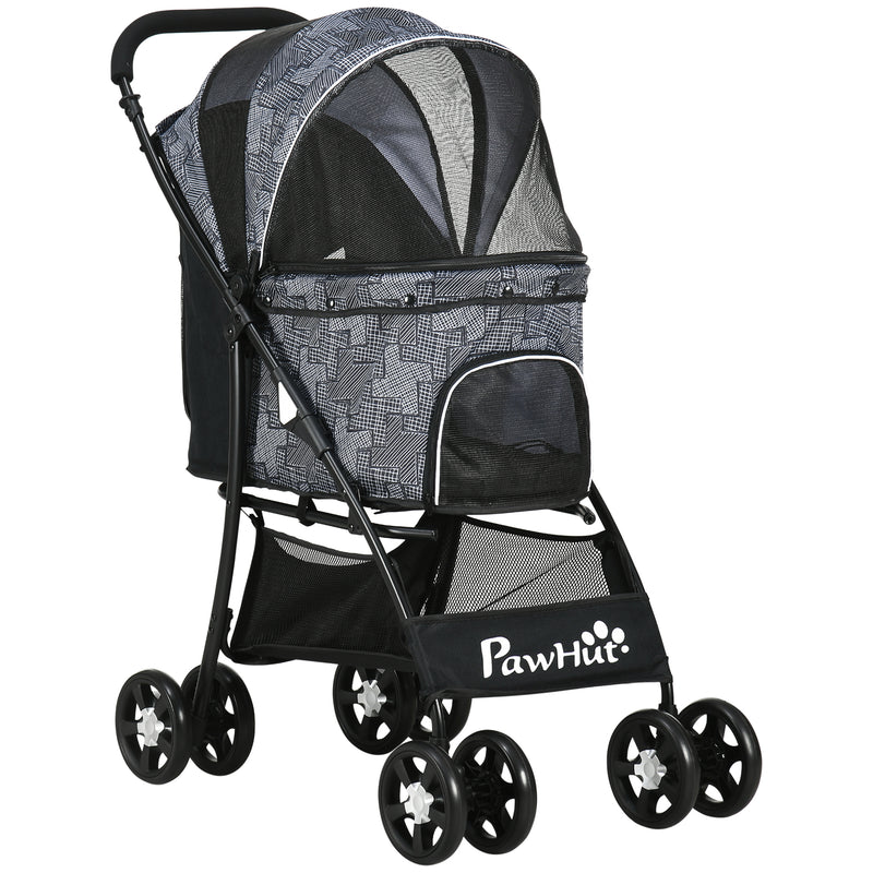 PawHut Pet Stroller Dog Pram Pushchair Cat Travel Carriage Universal W