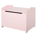 HOMCOM  Kids Pink Wooden Storage Cabinet