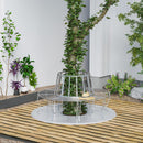 Outsunny Garden Tree Bench Seat - Silver