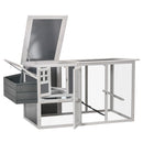 PawHut Deluxe Chicken Coop,