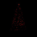 HOMCOM Christmas Fibre Optic Tree 5' with Blue Star