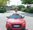 HOMCOM Kids Electric Ride On Car Audi TT RS - Red