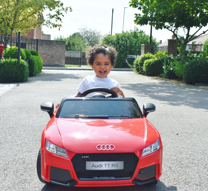 HOMCOM Kids Electric Ride On Car Audi TT RS - Red