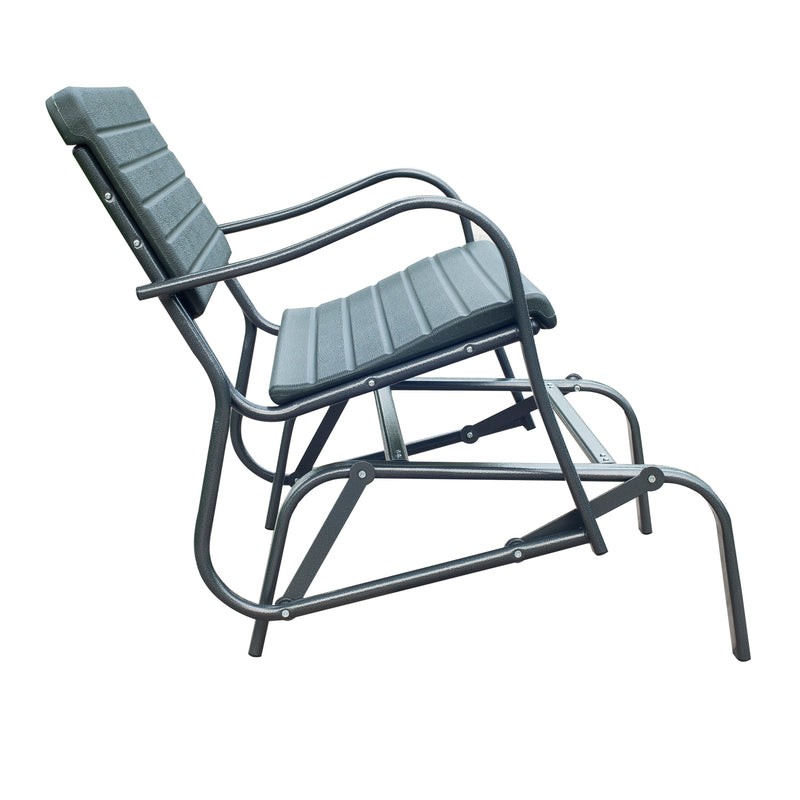 Outsunny-2 Seater Gliding Chair Bench - Green