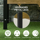 Outsunny Raised Garden Bed Elevated Wood Planter Box