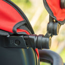 HOMCOM Baby Tricycle 7in1 Stroller with Handle - Red