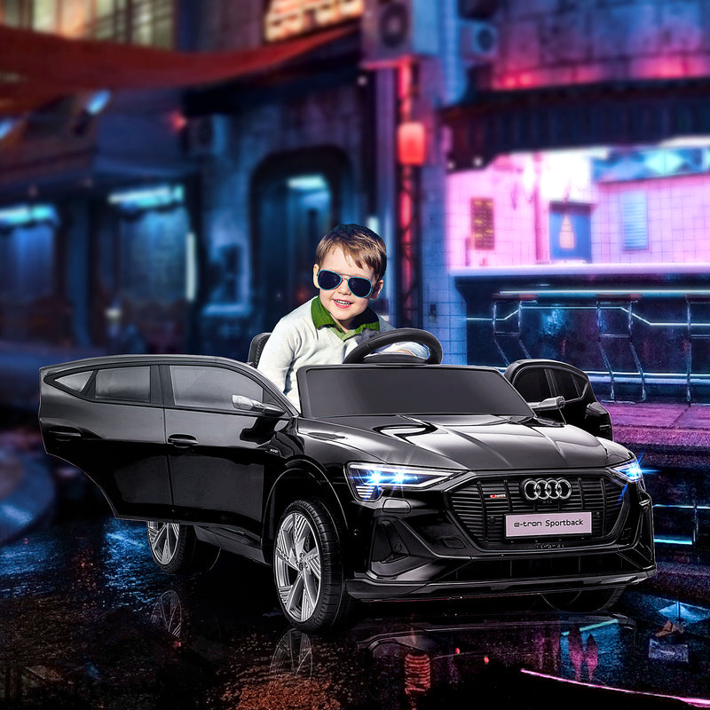 HOMCOM Kids Electric Ride On Sports Car 12V - Black