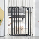 PawHut Metal Safety Pet Gate - Black