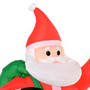 HOMCOM Christmas Inflatable Santa Claus 8'