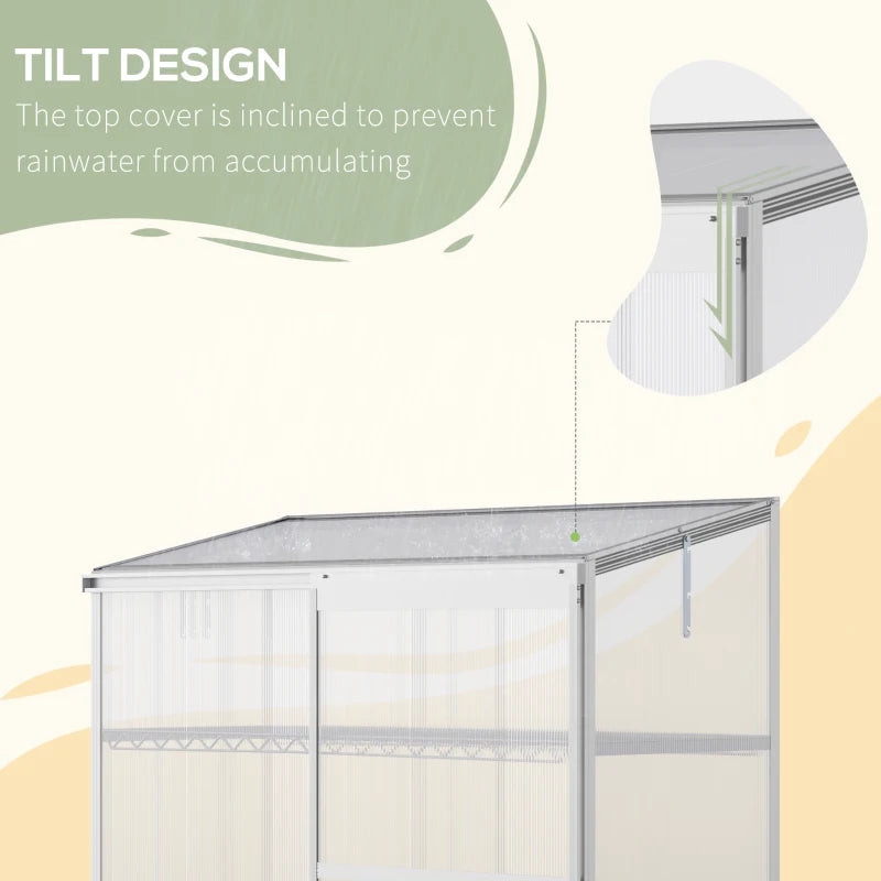 Outsunny Sun Plate 3-Tier Greenhouse