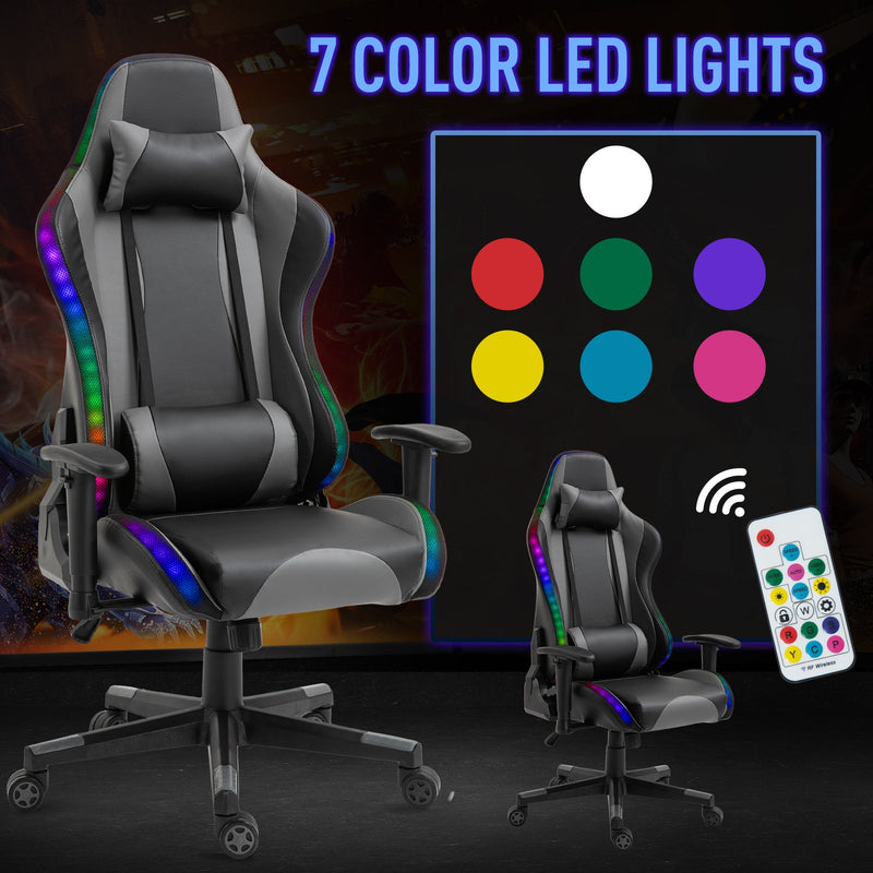 LED RGB Lights Gaming Chair