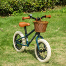 Kids Balance Bike with Basket - Blue