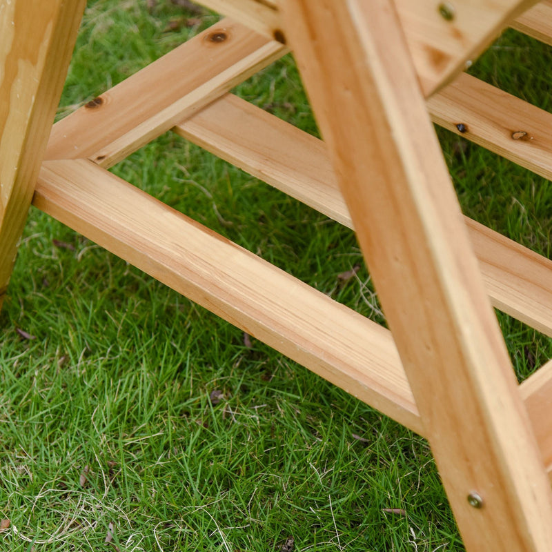 Outsunny Wooden Planter Garden Raised Bed