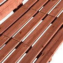 Outsunny Love Seat Garden Bench - Orange