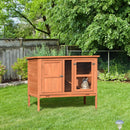 PawHut Wooden Rabbit Hutch
