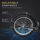 HOMCOM Childrens Scooter with Basket & Brakes - Yellow