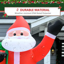 HOMCOM Christmas Inflatable Santa Claus 8'