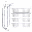 Lewis's Kitchen Storage Over Door 4 Tier Kitchen Basket