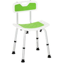 HOMCOM Shower Stool for the Elderly and Disabled, Adjustable Shower Stool