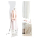 HOMCOM LED Lighted Full Length Mirror Dimmable Full Size Body Mirror for Bedroom