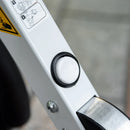 HOMCOM Folding Kick Scooter with Brakes - White