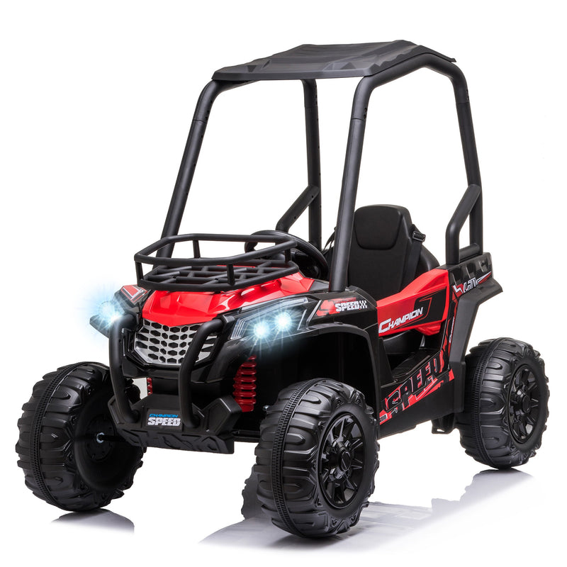 HOMCOM Kids Electric Ride on Off Road Car 12v - Red