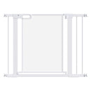 Pressure Fit Safety Gate for Doors, Dog Gate w/ Auto Close, 75-103 cm - White