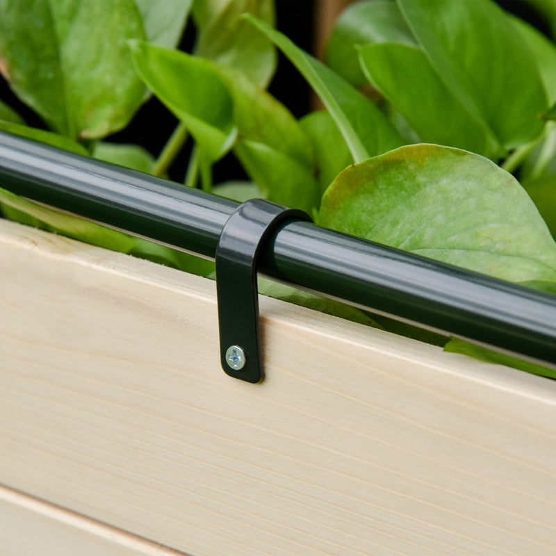 Outsunny Raised Garden Bed Outdoor Elevated Wood Planter
