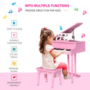 Kids Electronic Keyboard - Included Music Stand & Bench