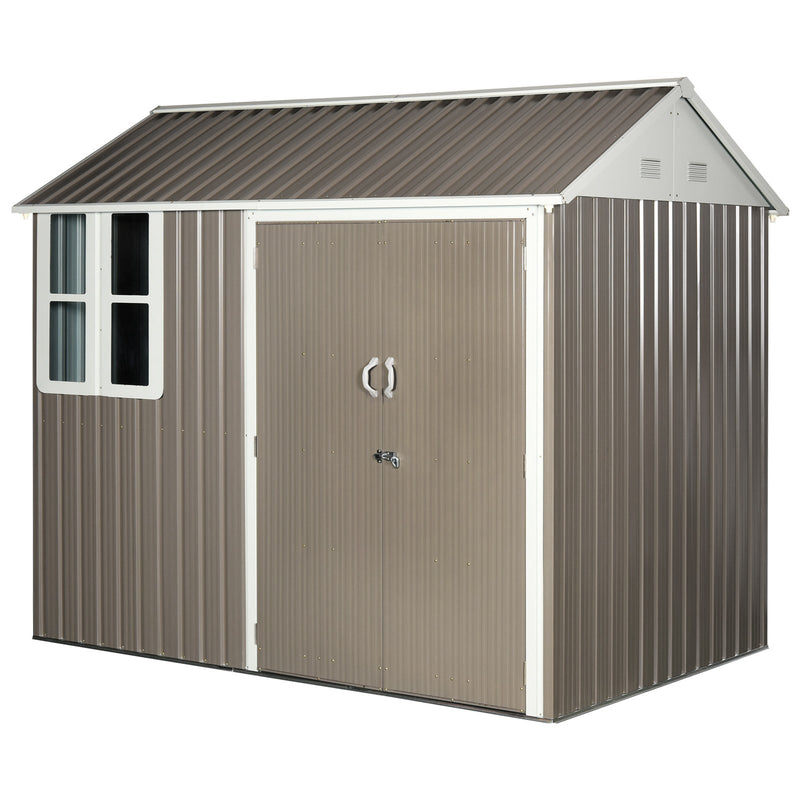 Garden Metal Storage Shed 6' x 8'