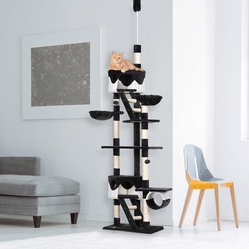 PawHut Height Adjustable Cat Tree