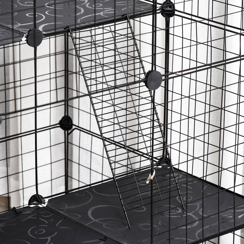 PawHut Pet Playpen Small Animal Cage