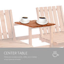 Outsunny-2 Seater Garden Bench With Table