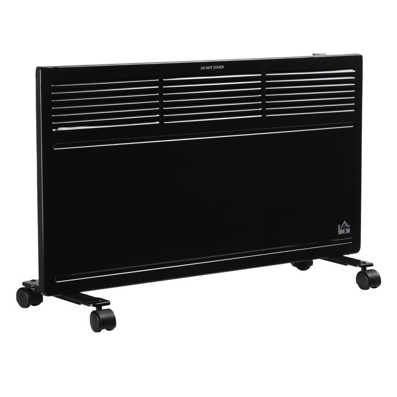 HOMCOM Home Savers Convector Radiator Heater Freestanding or Wall-mounted w/ Adjustable Thermostat