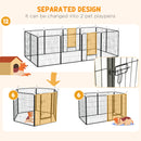 Heavy Duty Puppy Play Pen, 12 Panels Pet Exercise Pen, for Indoors, Outdoors