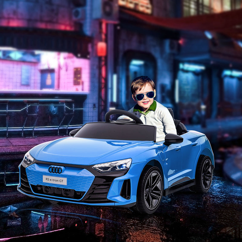 HOMCOM Kids Electric Ride On Car Audi 12v - Blue