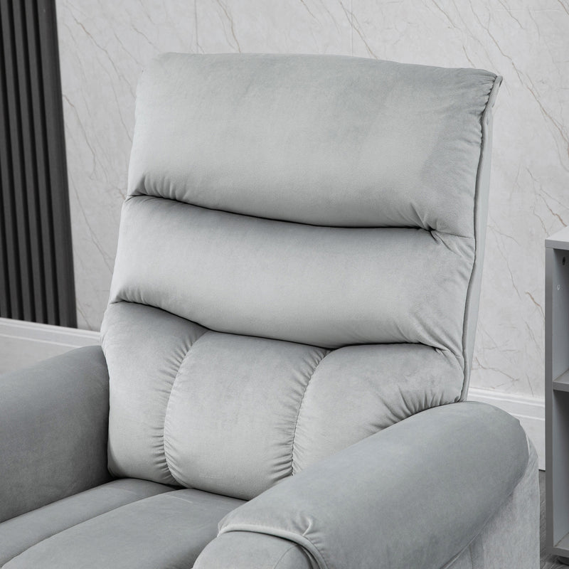 HOMCOM Power Lift Chair, Rise and Recliner Chair with Remote Control, Grey