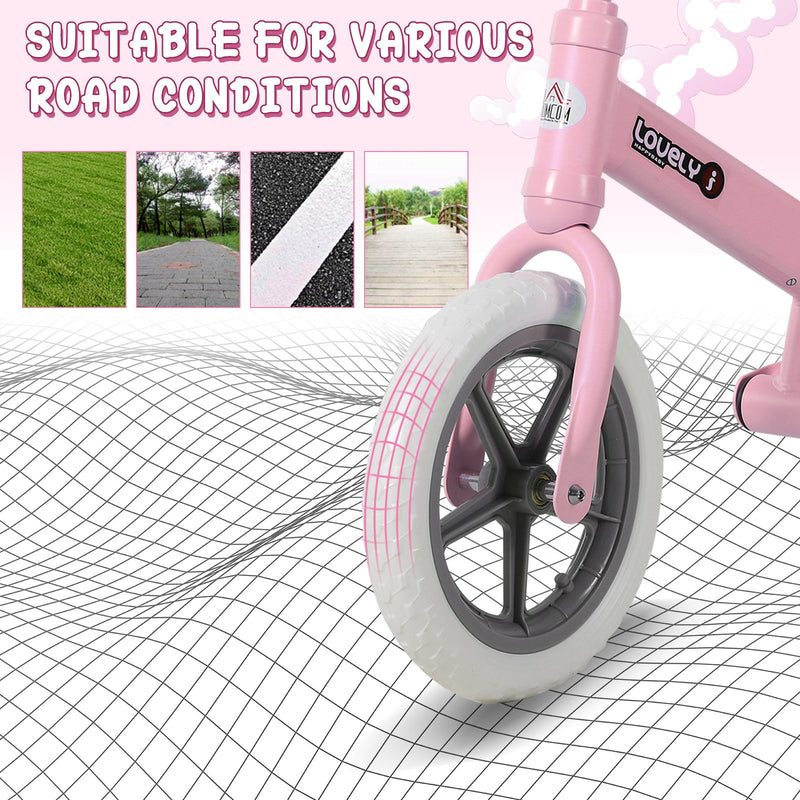 Toddler Balance Bike - Pink