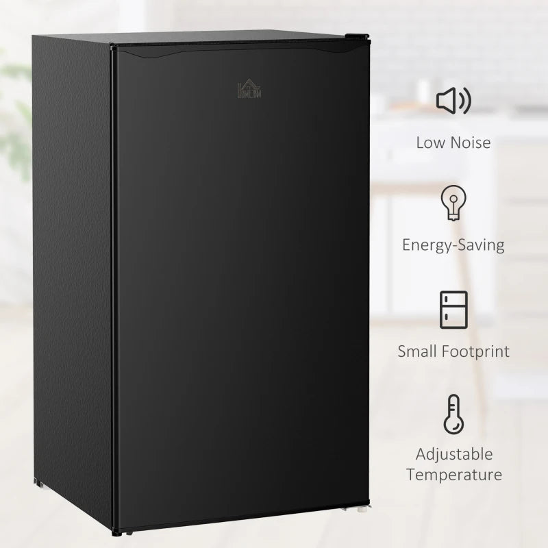 HOMCOM Freestanding Under Counter Fridge with Chiller Box 91L - Black
