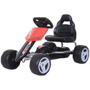 Kids Pedal Go Kart - Red & Black