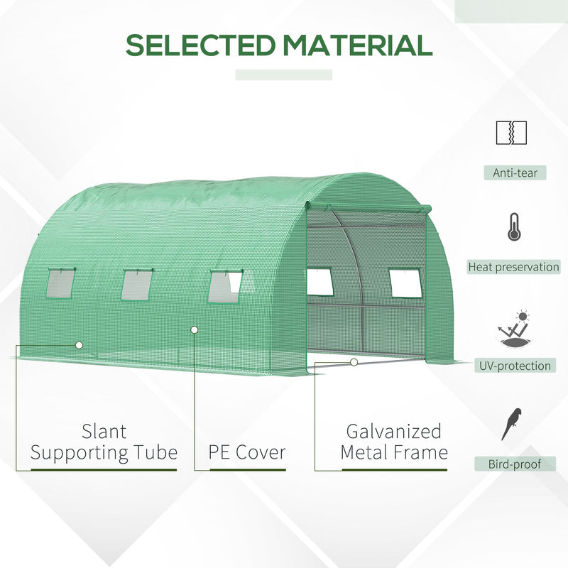 Outsunny Walk-in Tunnel Greenhouse