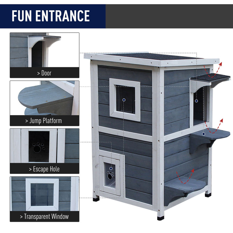 PawHut Cat House