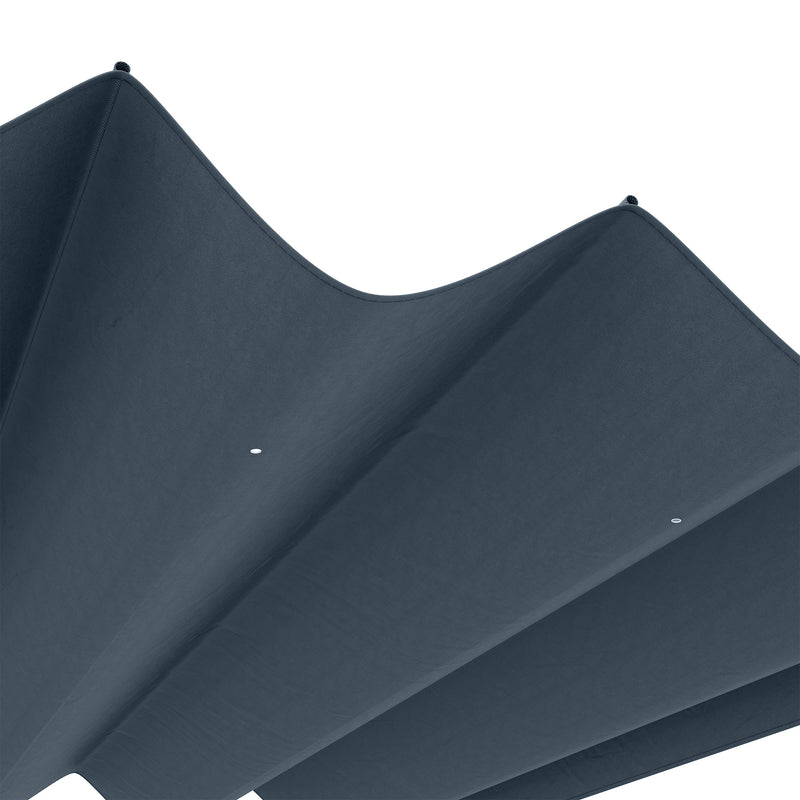 Outsunny Pergola Sun Shade Cover Roof Replacement for 3 x 2.15m Pergola, Grey