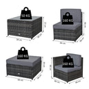 Rattan Sofa Set