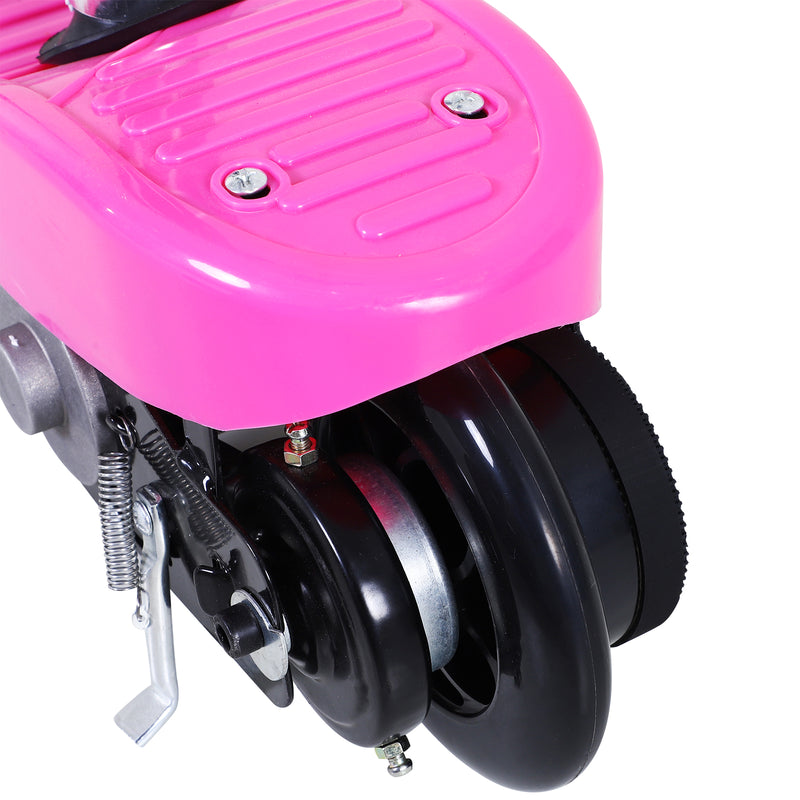 HOMCOM Kids Electric Ride On eScooter Motorbike 120w 2 x 12V - Pink