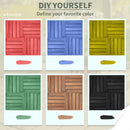 Outsunny Interlocking Deck Tile - 27 Piece
